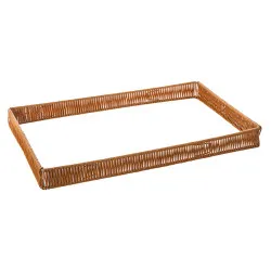 Рамка пластиковая под гастроемкость GN1/1 520х320х50 мм коричневая [Beige ST-005] - интернет-магазин КленМаркет.ру
