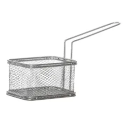 Корзинка для картофеля фри с ручкой 90х75х65 мм [QL089-02]