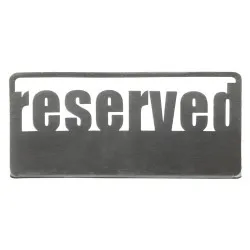 Табличка настольная «Reserved 1» Luxstahl 140х50 мм  - интернет-магазин КленМаркет.ру