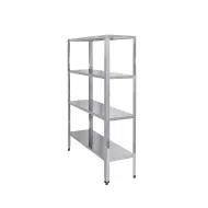Стеллаж кухонный Luxstahl СР-1800х1200х500/4 нерж