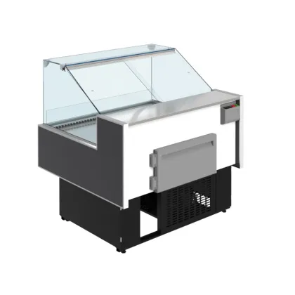 Витрина холодильная CRYSPI Sonata Quadro 1500 LED (RAL7016) - интернет-магазин КленМаркет.ру