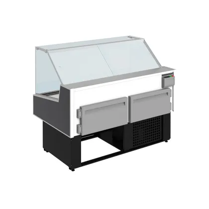 Витрина универсальная CRYSPI ВПСН Octava Q SN 1800 (RAL 7016) - интернет-магазин КленМаркет.ру