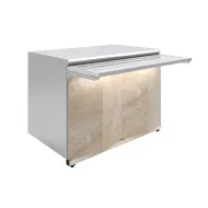 Прилавок нейтральный Luxstahl ПН-1200 Premium