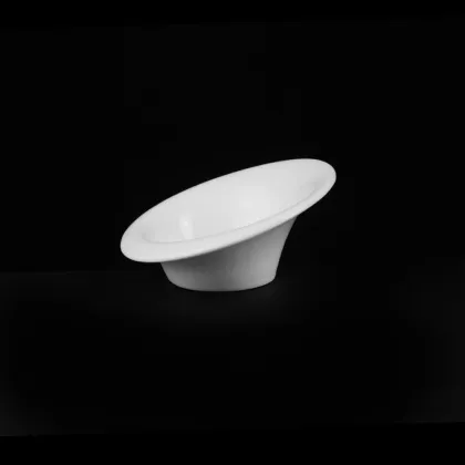 Салатник с полями «Chan Wave» 70 мл [ivory LQ-QGB0057B] - интернет-магазин КленМаркет.ру
