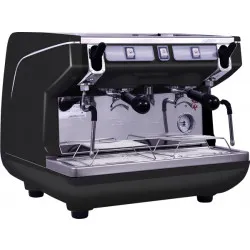 Кофемашина рожковая полуавтомат Nuova Simonelli Appia Life Compact 2Gr S 220V black+economizer+high groups - интернет-магазин КленМаркет.ру