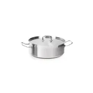 КОТЕЛ 10л низкий нерж.тройное дно d=320 h=120, ИНДУКЦИЯ, LUXSTAHL