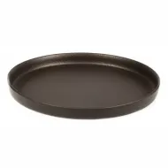 Тарелка с бортом 27 см Black Raw Stellar