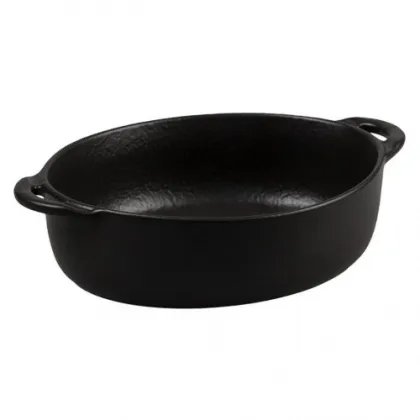 Блюдо для подачи и запекания 18,5*15*5,3 см Black Raw Stellar - интернет-магазин КленМаркет.ру