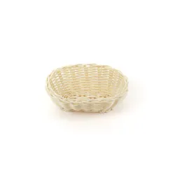 Корзинка пластиковая 170х120 мм бежевая [KT4044]