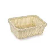 Корзинка пластиковая  380х280х130 мм бежевая [Beige 5133E]