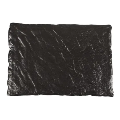 Блюдо для подачи 30*21*1,2 см Black Raw Stellar - интернет-магазин КленМаркет.ру
