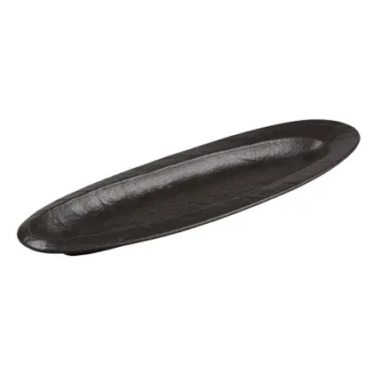 Блюдо для подачи 40,8*14*3,5 см Black Raw Stellar - интернет-магазин КленМаркет.ру
