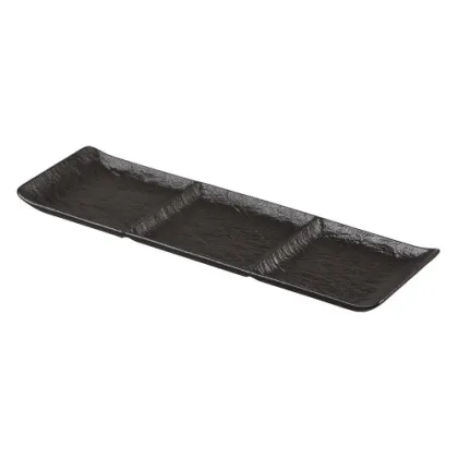 Блюдо для подачи 40*13*2,8 см Black Raw Stellar - интернет-магазин КленМаркет.ру