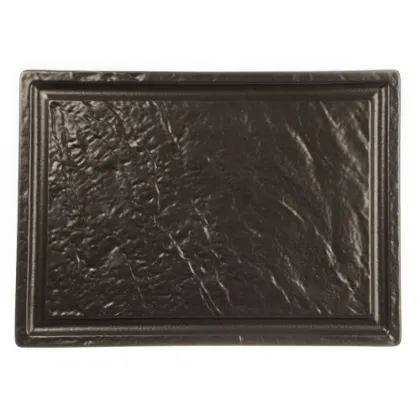 Блюдо для стейка 33*24*1,7 см Black Raw Stellar - интернет-магазин КленМаркет.ру