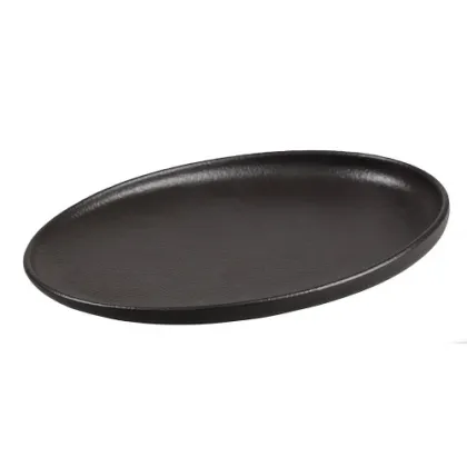 Тарелка 26,8*19 см Black Raw Stellar - интернет-магазин КленМаркет.ру
