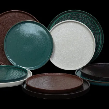 ТАРЕЛКА с бортом 8'' 220мм, красный - интернет-магазин КленМаркет.ру