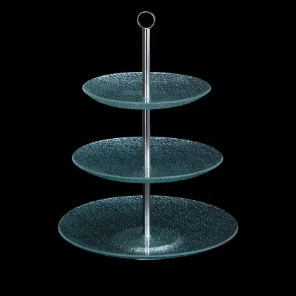 ЭТАЖЕРКА 3-х ярусная круглая 8''/10''/11'' d=21/25/30см 