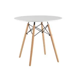 Стол обеденный «Eames D-800 мм, 4 ножки NEW» нераздвижной - интернет-магазин КленМаркет.ру