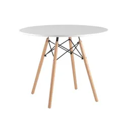 Стол обеденный «Eames D 900 мм, 4 ножки NEW» нераздвижной - интернет-магазин КленМаркет.ру