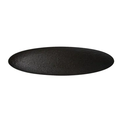 БЛЮДО овальное 17'' 430х115мм, черный 