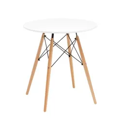 Стол обеденный «Eames D-700 мм, 4 ножки» нераздвижной - интернет-магазин КленМаркет.ру