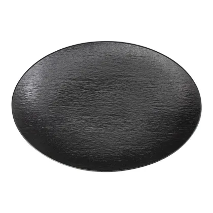 БЛЮДО овальное 14'' 360х255мм, черный 