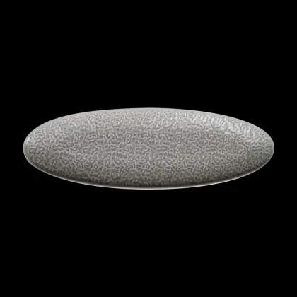 БЛЮДО овальное 14'' 356х114х21мм, серый 