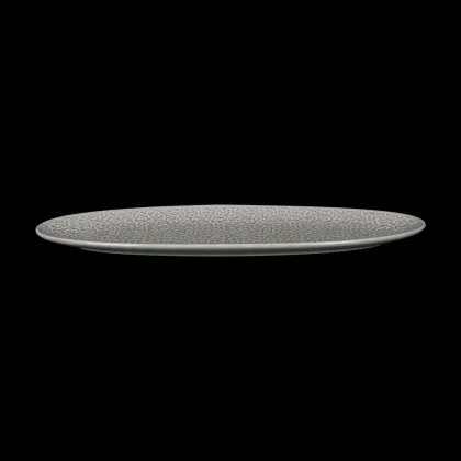 БЛЮДО овальное 14'' 356х114х21мм, серый 