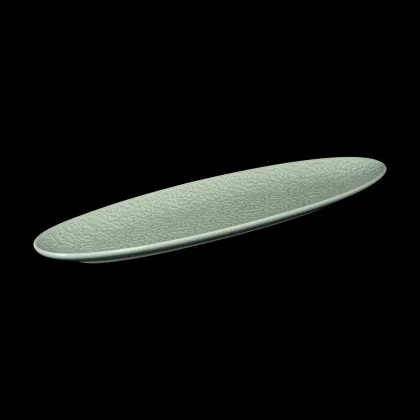 БЛЮДО овальное 14'' 356х114х21мм, зеленый 