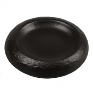 Блюдо круглое d 15 см h4 см Black Raw Stellar 