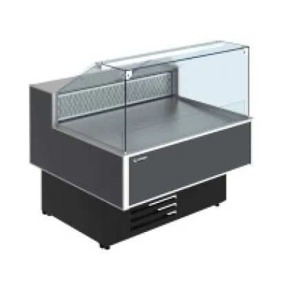 Витрина универсальная CRYSPI Sonata Quadro SN 1500 LED (RAL7016) - интернет-магазин КленМаркет.ру