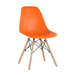 Стул пластиковый «Eames» с жестким сиденьем (собранный каркас, продажа упаковкой 4 шт./уп ) - интернет-магазин КленМаркет.ру
