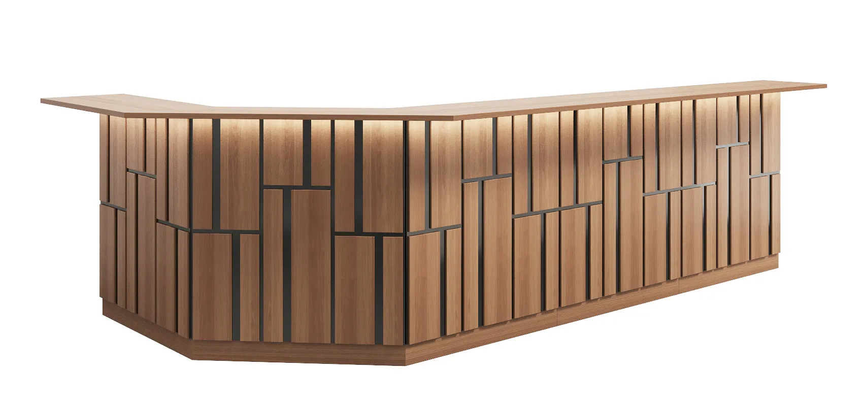 Барная стойка / стойка ресепшен Лофт