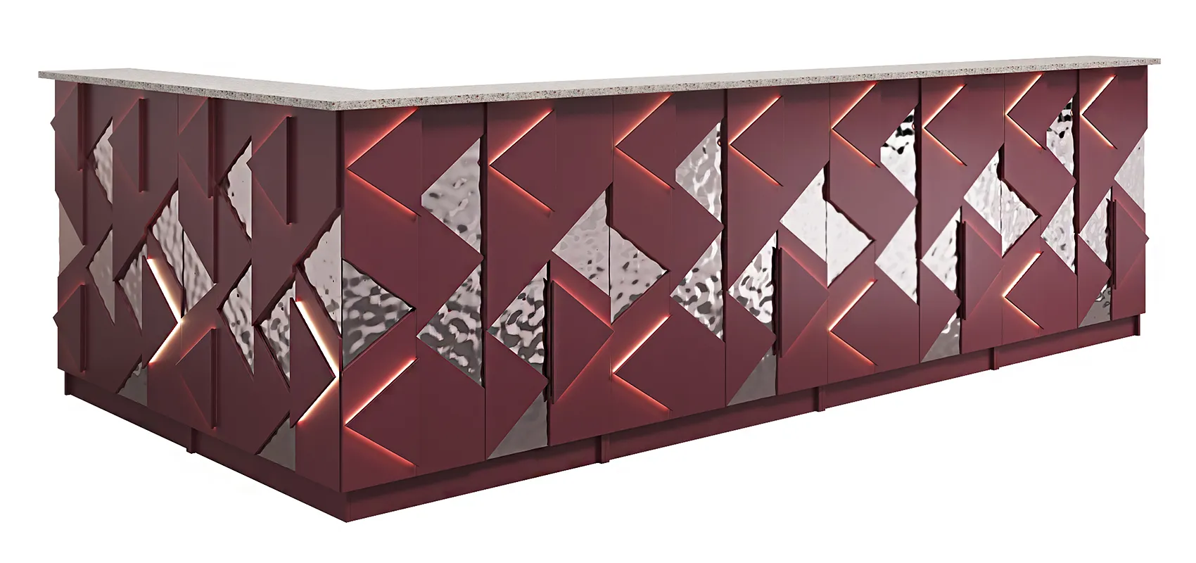 Барная стойка / стойка ресепшен Айсберг