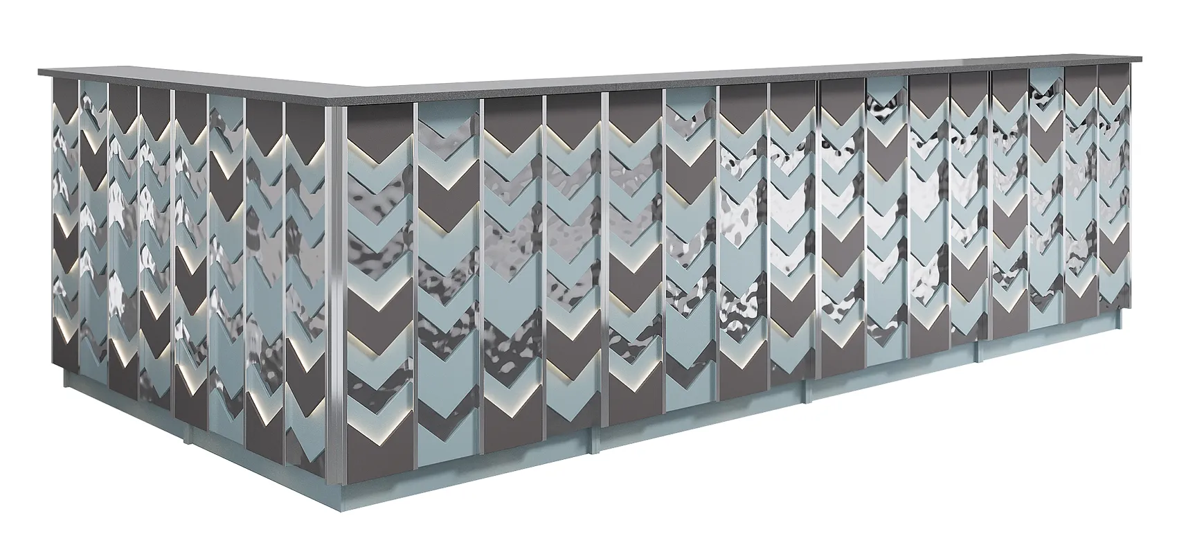 Барная стойка / стойка ресепшен Вектор